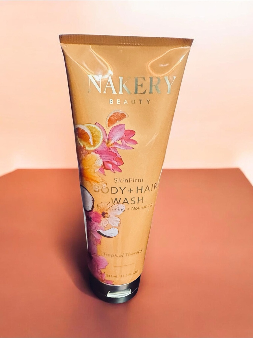 Nakery Beauty SkinFirm Body + Hair Wash — tropical therapy scent
